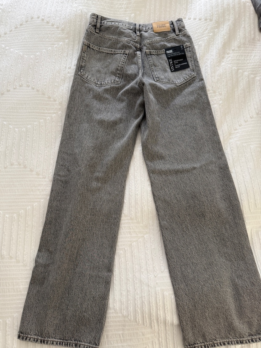 Paige Sawyer High Rise Wide Leg Jeans NWT - Picture 6 of 11